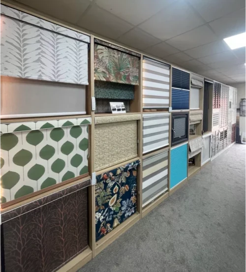 Roller blinds showroom in Medway